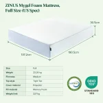 ZINUS Mygel Foam Mattress - 99.1cm W x 190.5cm L x 30.5cm H