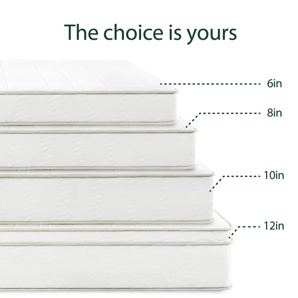 ZINUS Bonnel Spring Mattress 99.1cm W x 190.5cm L x 15.2cm H