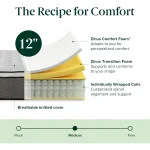 ZINUS Pocket Spring Mattress - 99.1cm W x 190.5cm L x 30.5cm H