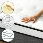 ZINUS Pocket Spring Mattress - 99.1cm W x 190.5cm L x 30.5cm H