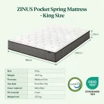 ZINUS Pocket Spring Mattress