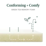 ZINUS Green Tea Foam Mattress Twin Size - 99.1cm W x 190.5cm L x 30.5cm H