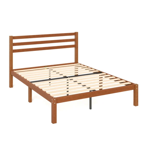 ZINUS Leah Bamboo Platform Bed Frame with Headboard