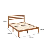 ZINUS Leah Bamboo Platform Bed Frame with Headboard