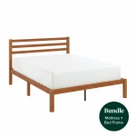 ZINUS 30cm Green Tea Foam Mattress & Leah Bamboo Bed Frame