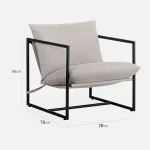 ZINUS Aidan Sling Accent Chair