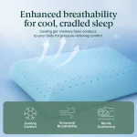 ZINUS Air Flow Gel Memory Foam Pillow