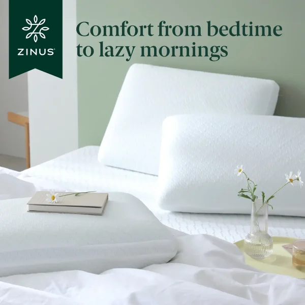 ZINUS Green Tea Memory Foam Pillow