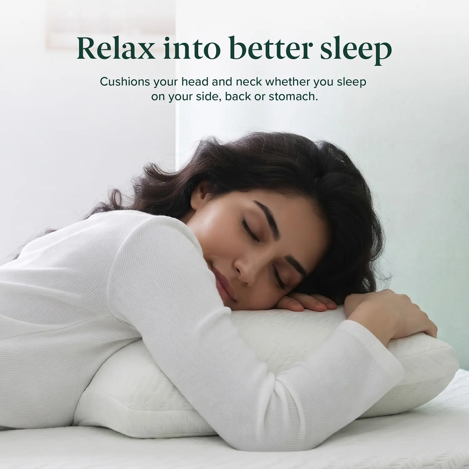 ZINUS Green Tea Memory Foam Pillow